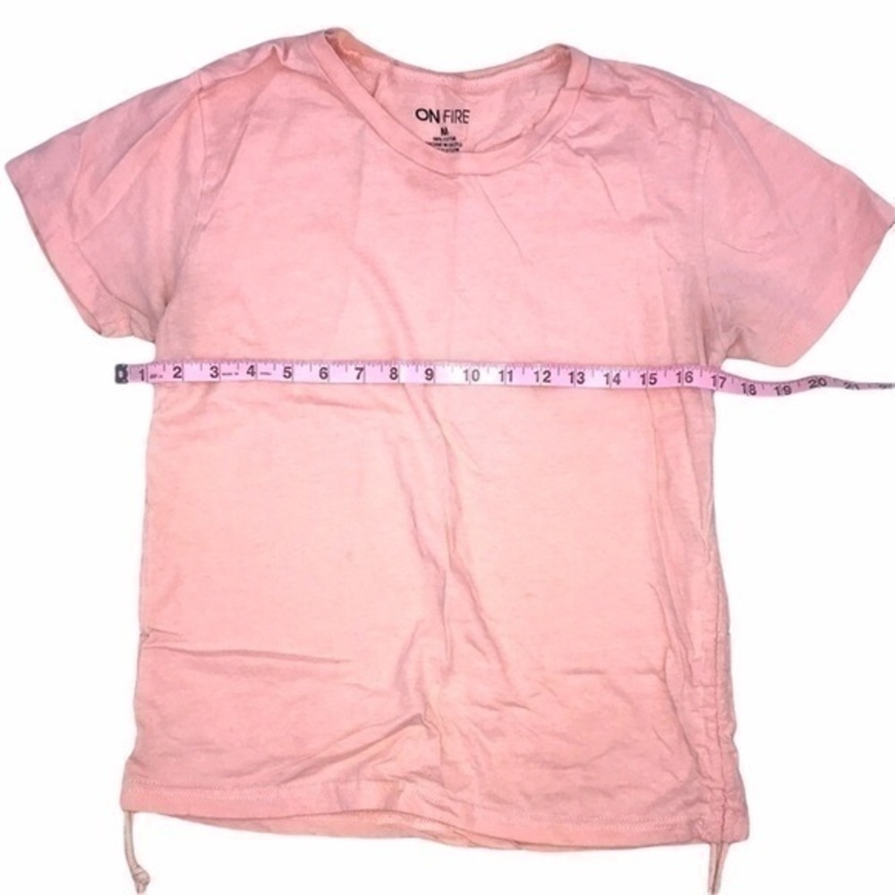 On Fire Side Ruched Drawstring Shirt - Picture 3 of 5